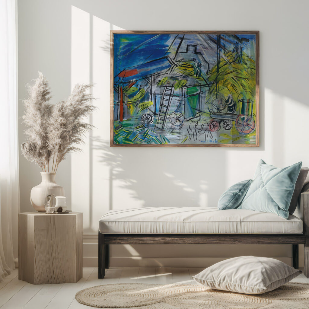 Depiquage au ciel orageux 1946 Raoul Dufy 5 mockup