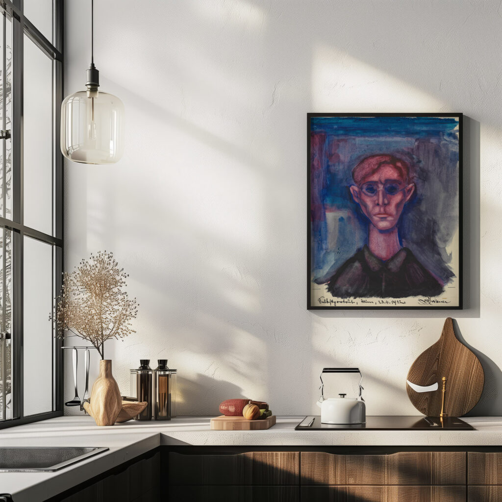 Depression Selbstportrat 1932 Karl Wiener 6 mockup