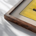 Der 1. Mai around 1919 Karl Wiener close up dark wood mockup