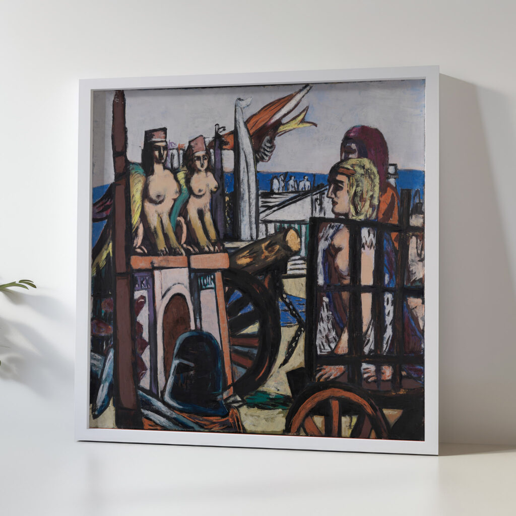 Der Abtransport der Sphinxe 1945 Max Beckmann 5 mockup