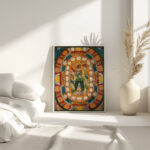 Der Bandaisan Vulkahn und RiesenGletscher in Japan 1920 Adolf Wolfli 4 mockup