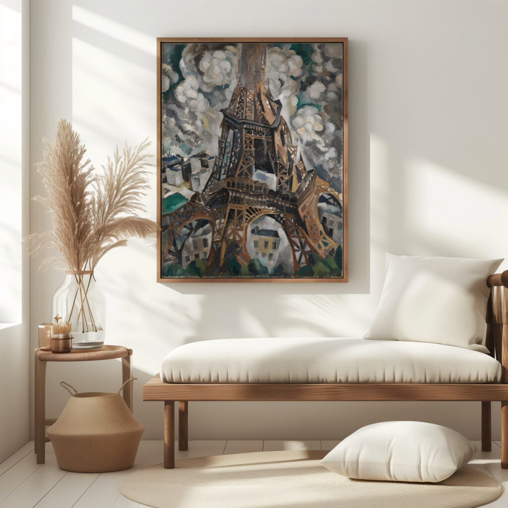 Der Eiffel Turm 1909 1910 Robert Delaunay 5 mockup