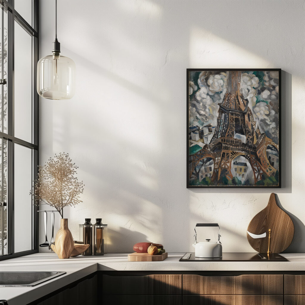 Der Eiffel Turm 1909 1910 Robert Delaunay 6 mockup