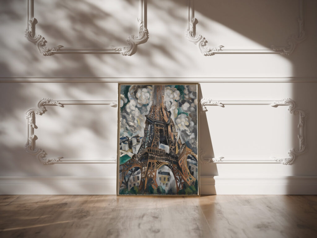 Der Eiffel Turm 1909 1910 Robert Delaunay video mockup