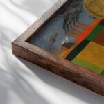 Der Gartner circa 1929 1930 Franz Wilhelm Seiwert close up dark wood mockup