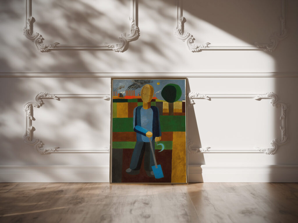 Der Gartner circa 1929 1930 Franz Wilhelm Seiwert video mockup