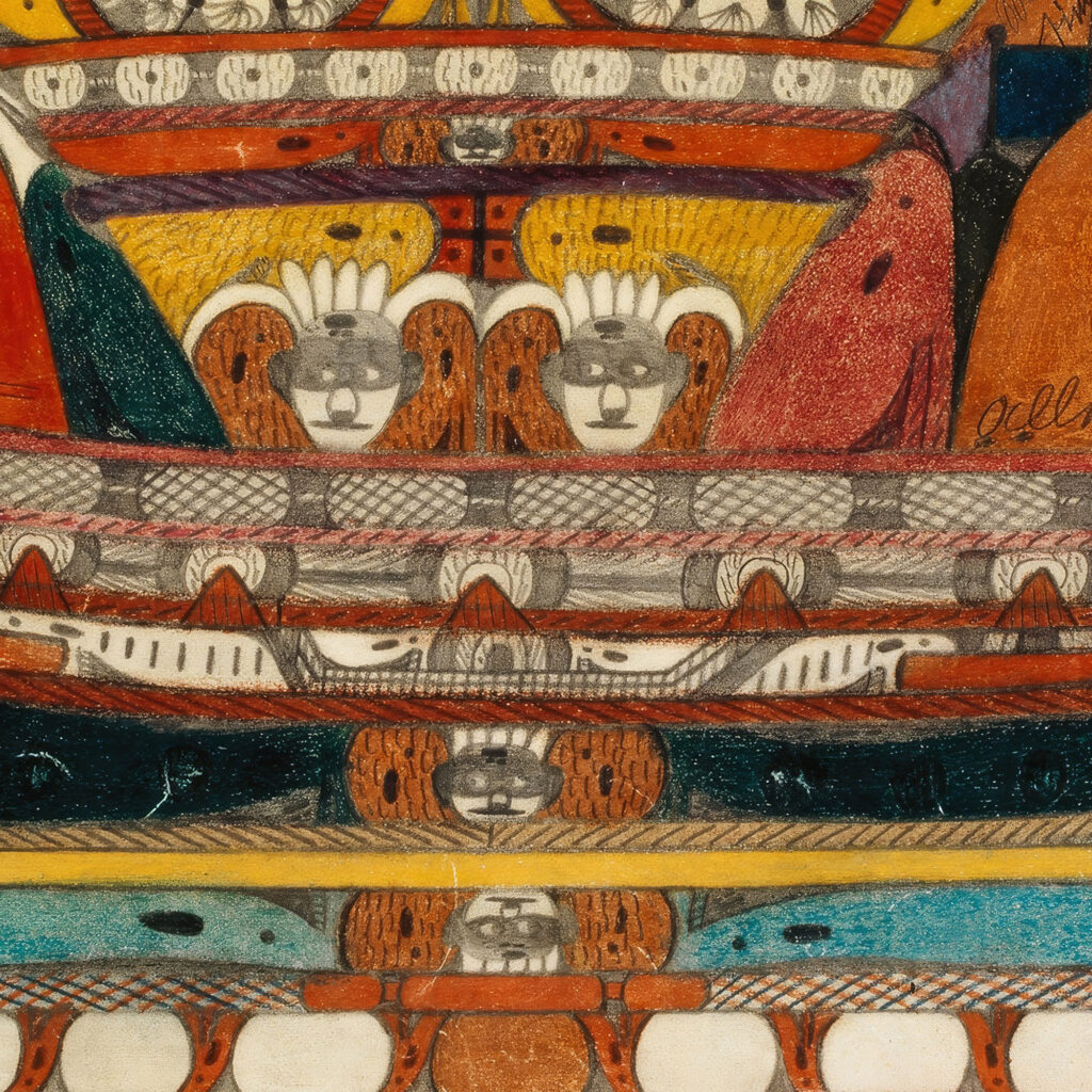 Der GottVatterRiesenBlitzTransparantt 1921 Adolf Wolfli 8 mockup