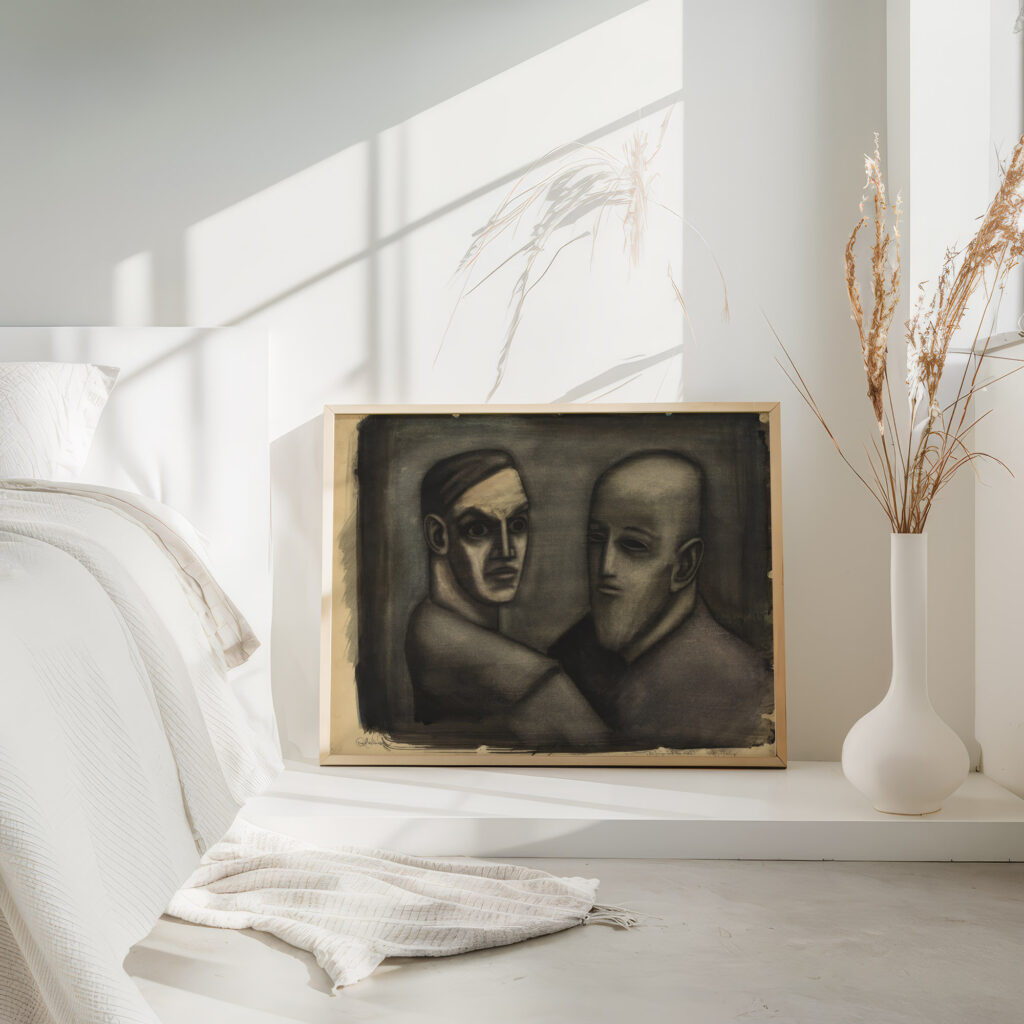 Der Junge und der Alte around 1930 Karl Wiener 4 mockup