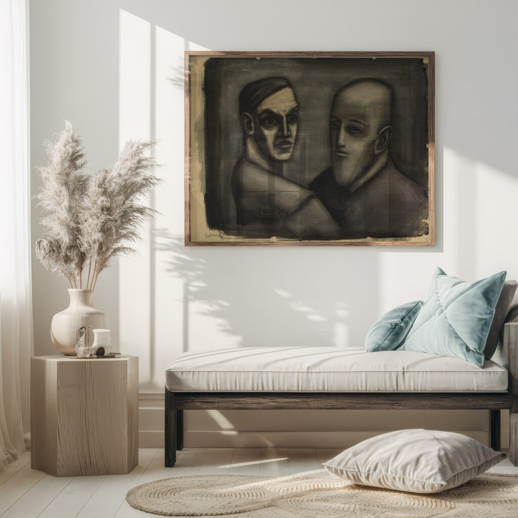 Der Junge und der Alte around 1930 Karl Wiener 5 mockup