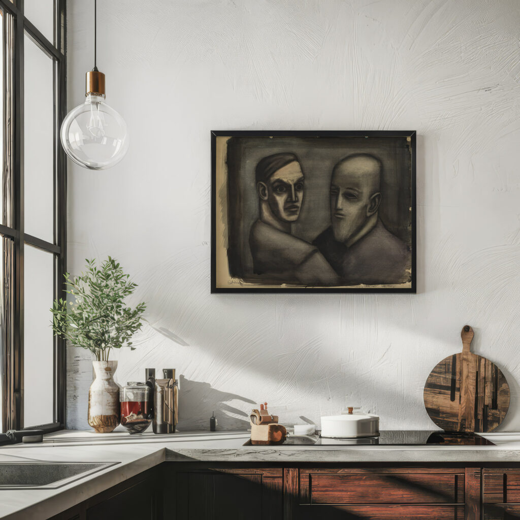 Der Junge und der Alte around 1930 Karl Wiener 6 mockup