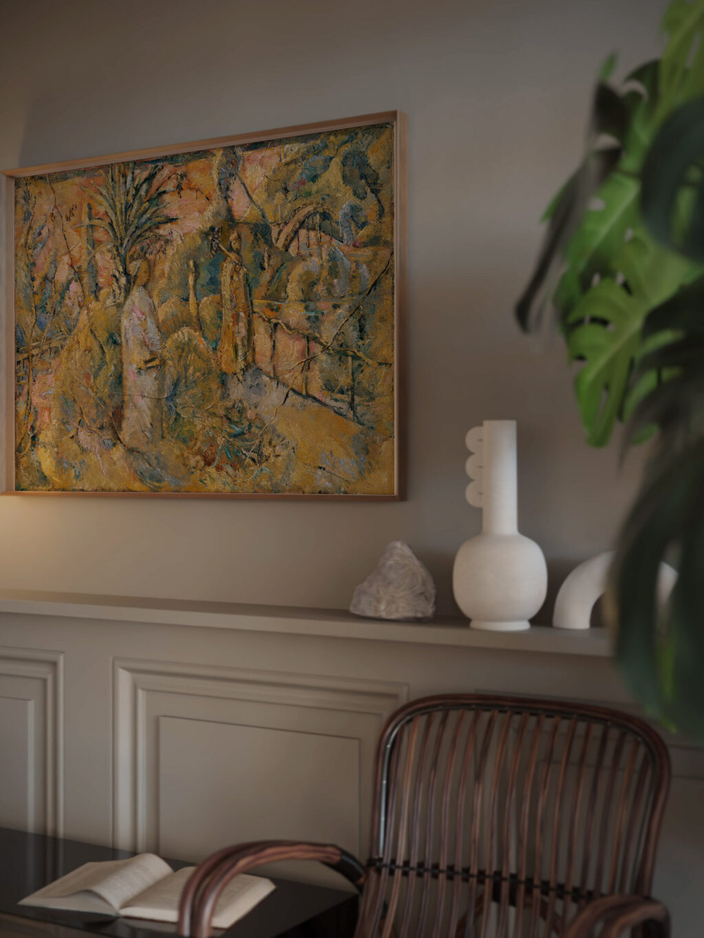 Der Konig erblickt das Madchen 1910 Eugen von Kahler video mockup