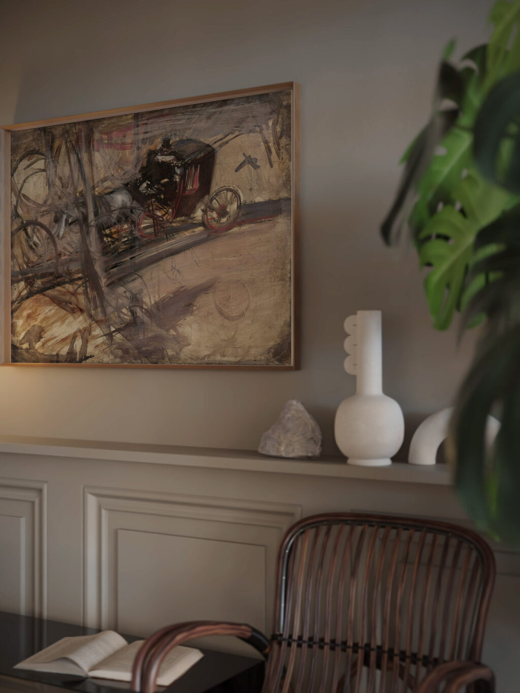 Der Kutscher c1905 Giovanni Boldini video mockup