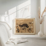 Der Leichenwagen. Potsdamer Platz 1902 Edvard Munch 4 mockup