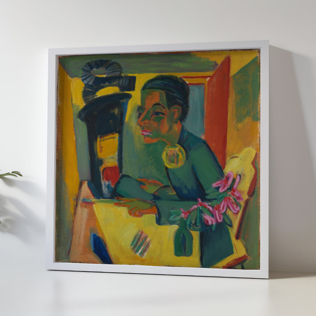 Der Maler Selbstbildnis 1920 Ernst Ludwig Kirchner 5 mockup