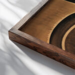 Der Mann 1920 Hugo Scheiber close up dark wood mockup