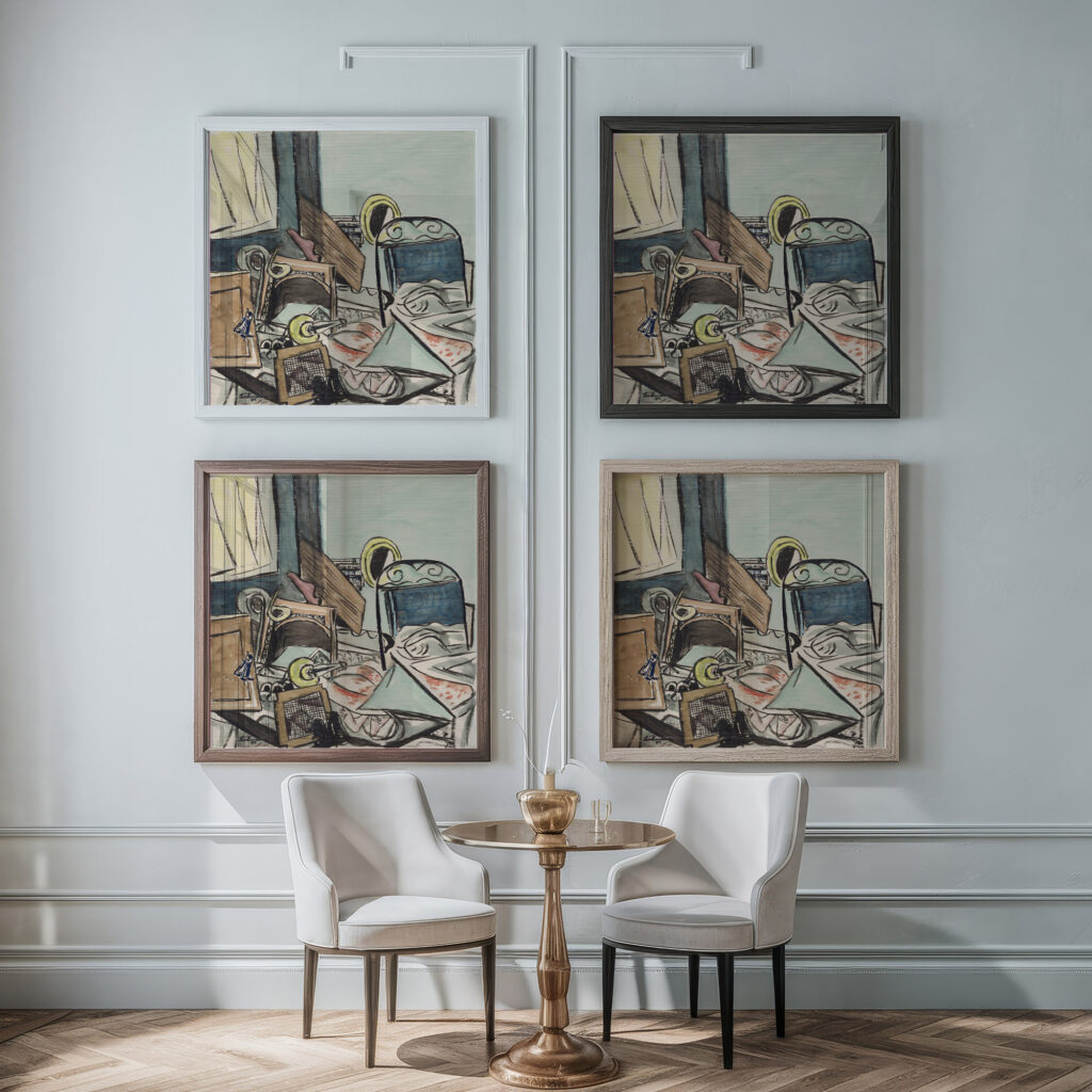 Der Mord 1933 Max Beckmann framed posters mockup