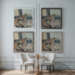 Der Mord 1933 Max Beckmann framed posters mockup