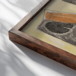 Der Mord 1945 Max Beckmann close up dark wood mockup