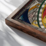 Der Napf 1916 Adolf Wolfli close up dark wood mockup