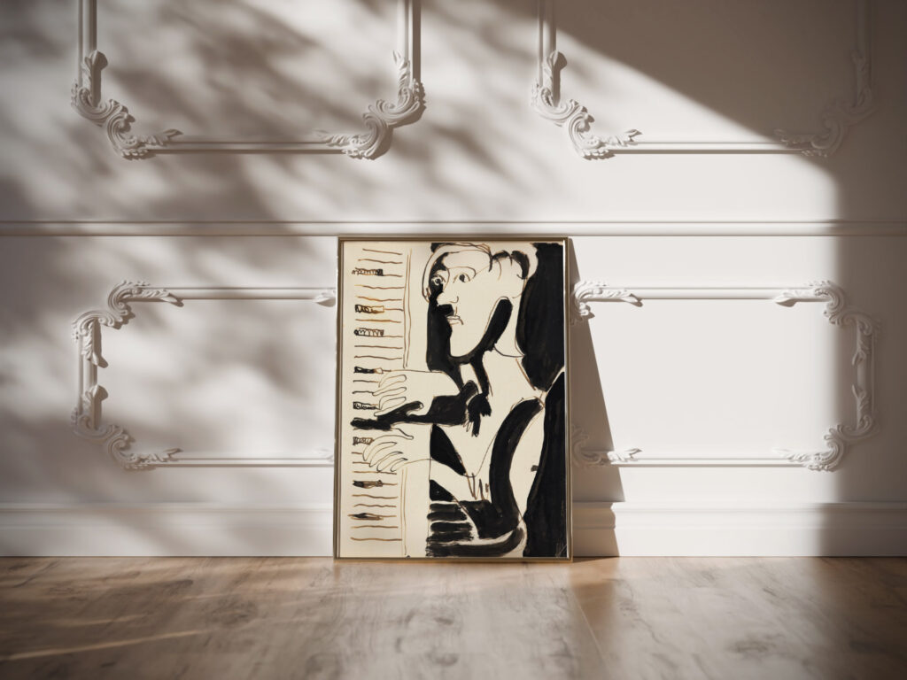 Der Orgelspieler Orgler von Spina Julius Hembus 1930 Ernst Ludwig Kirchner video mockup