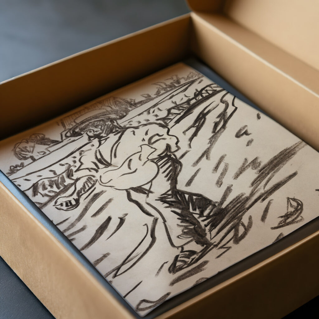 Der Samann Saender Bauer 1905 Ernst Ludwig Kirchner video mockup