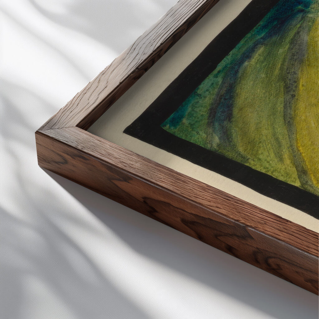 Der Samann around 1923 Karl Wiener close up dark wood mockup