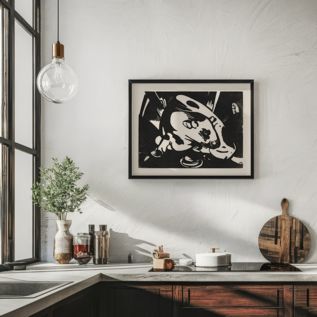 Der Stier 1912 Franz Marc 6 mockup