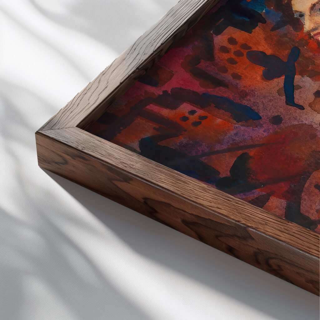 Der Sucher around 1928 Karl Wiener close up dark wood mockup