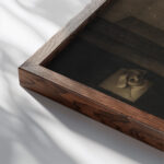 Der Traumer around 1929 Karl Wiener close up dark wood mockup