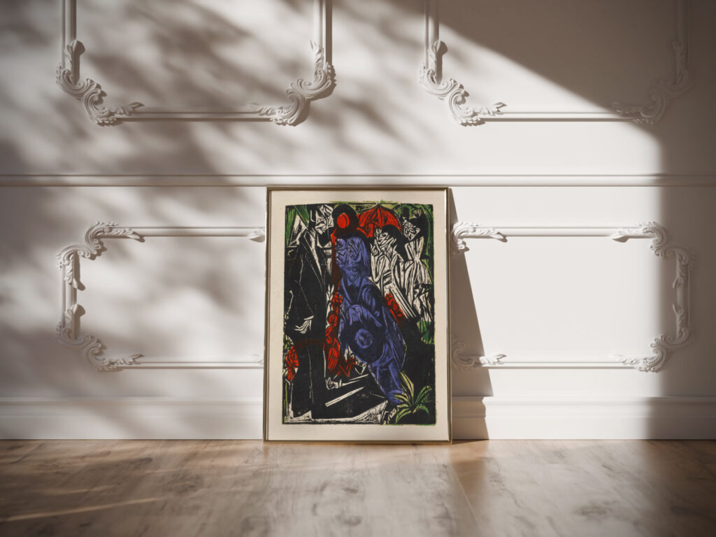 Der Verkauf des Schattens 1915 Ernst Ludwig Kirchner video mockup