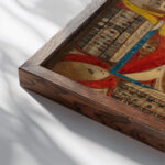 Der WiliSeeZohrnWald in Amerika und KrohnPrinzessinn Wiegalinda von WaldauFeldSkt. AdolfHoof 1919 Adolf Wolfli close up dark wood mockup