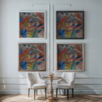 Der kranke Fuchs 1920 Jean Bloe Niestle framed posters mockup