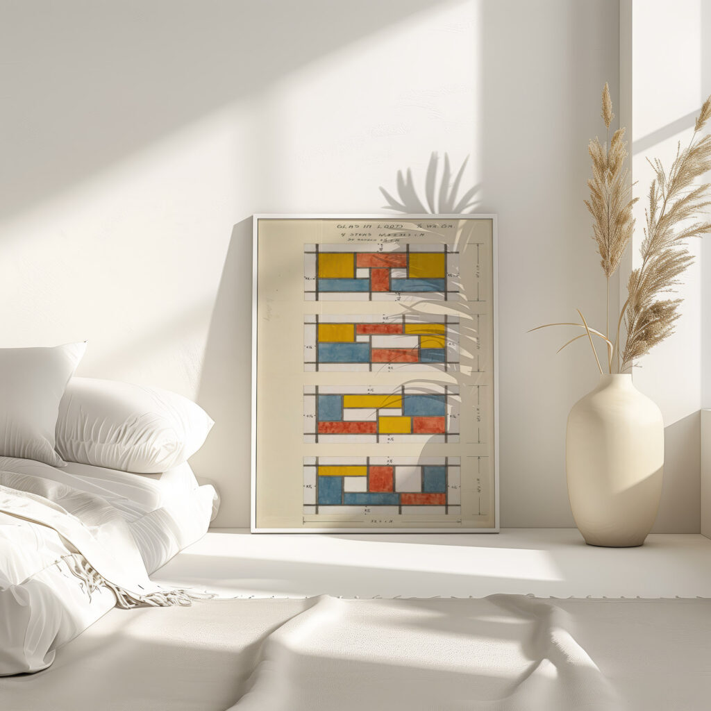 Design For A Stained Glass Window Theo van Doesburg 4 mockup