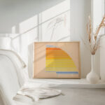 Design for Cincinnati Union Terminal. Study for the color treatment of the ceiling 1933 Winold Reiss 4 mockup