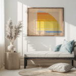 Design for Cincinnati Union Terminal. Study for the color treatment of the ceiling 1933 Winold Reiss 5 mockup