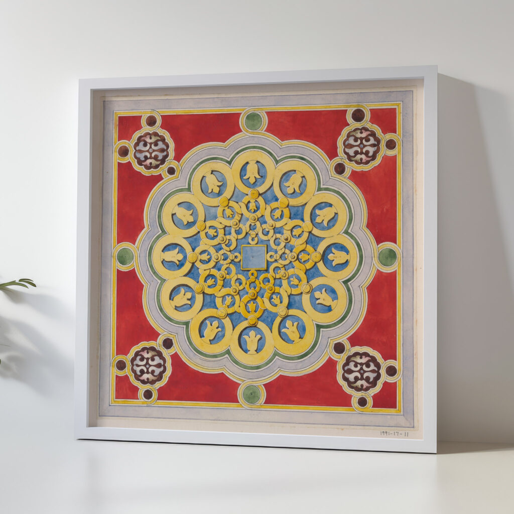 Design for Decorative Panel for July Festival Architecture 1835 Unknown 5 mockup