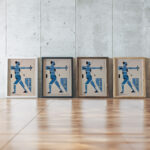 Design for Poster 1919 Theo van Doesburg framed posters mockup