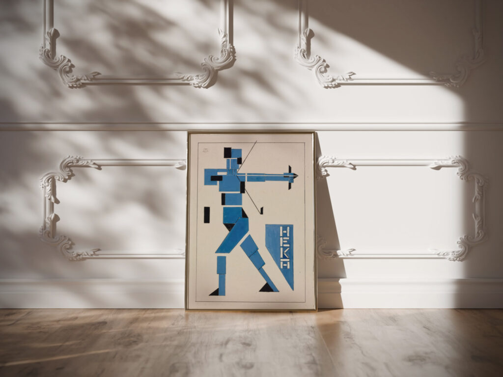 Design for Poster 1919 Theo van Doesburg video mockup