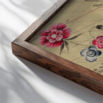 Design for Textile 2 ca. 1808–10 Unknown close up dark wood mockup