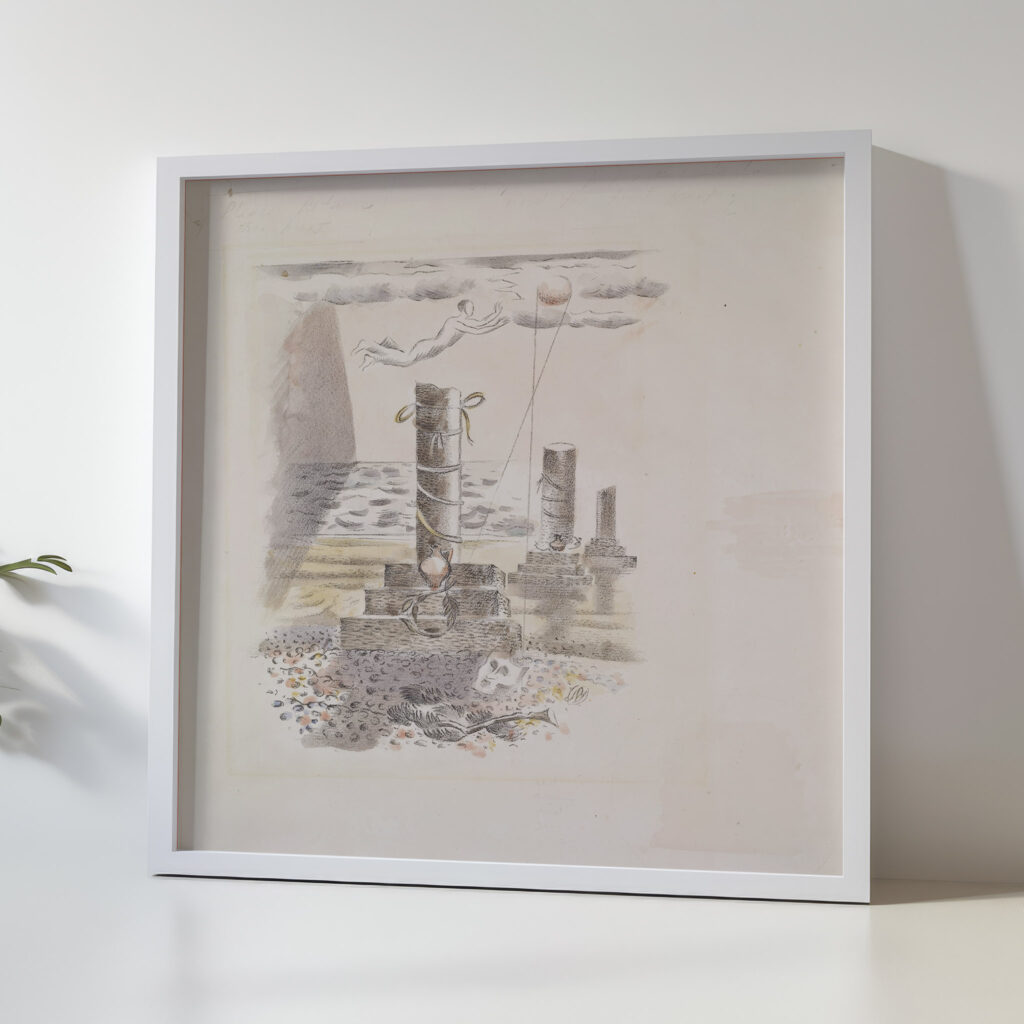 Design for Urne Buriall – Sorrow 1932 Paul Nash 5 mockup