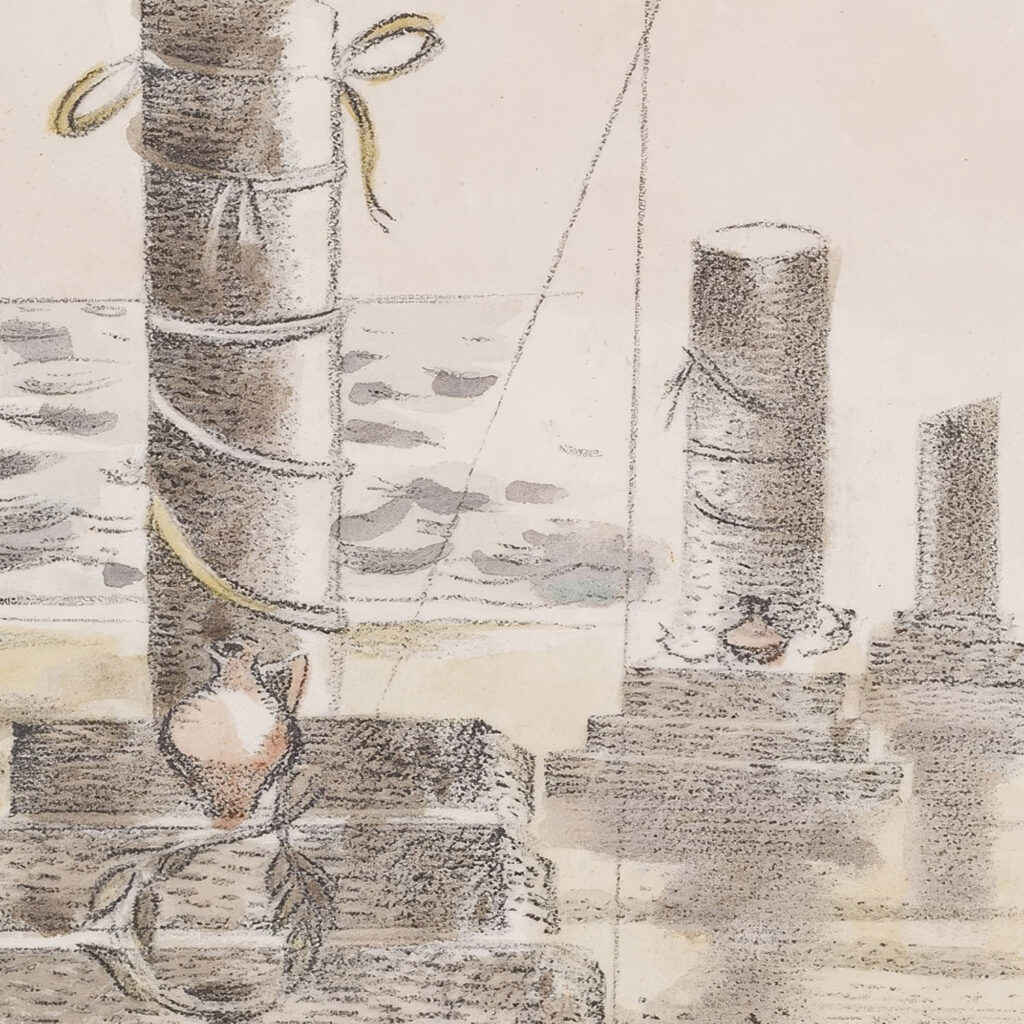 Design for Urne Buriall – Sorrow 1932 Paul Nash 8 mockup