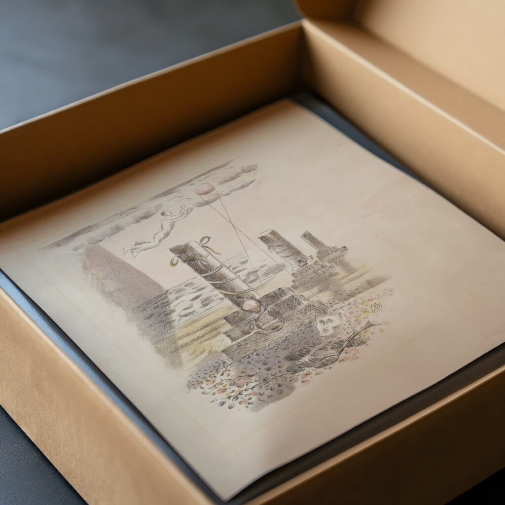 Design for Urne Buriall – Sorrow 1932 Paul Nash video mockup