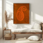 Design for Woven Paisley 1825–40 Unknown 5 mockup