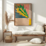 Design for a Textile with Stylized Leaf 1911 Unknown 5 mockup