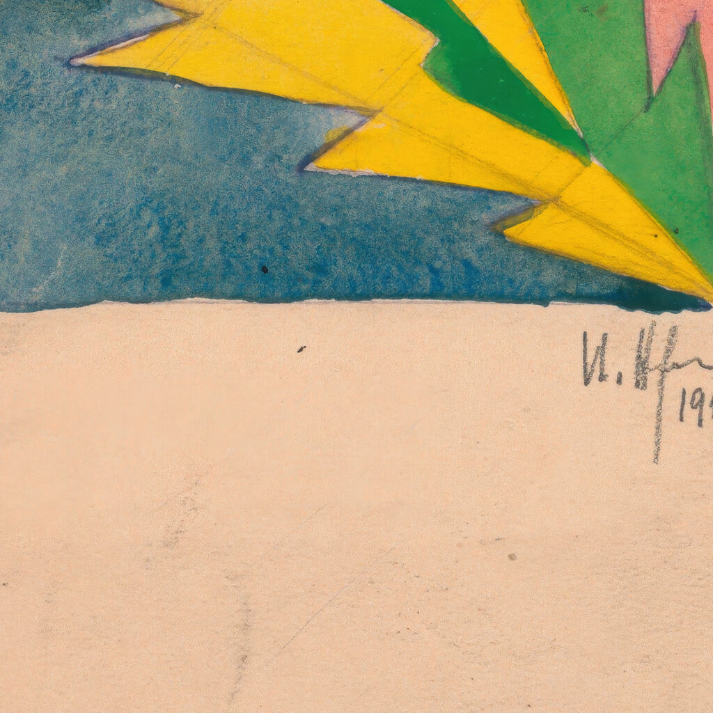 Design for a Textile with Stylized Leaf 1911 Unknown 8 mockup