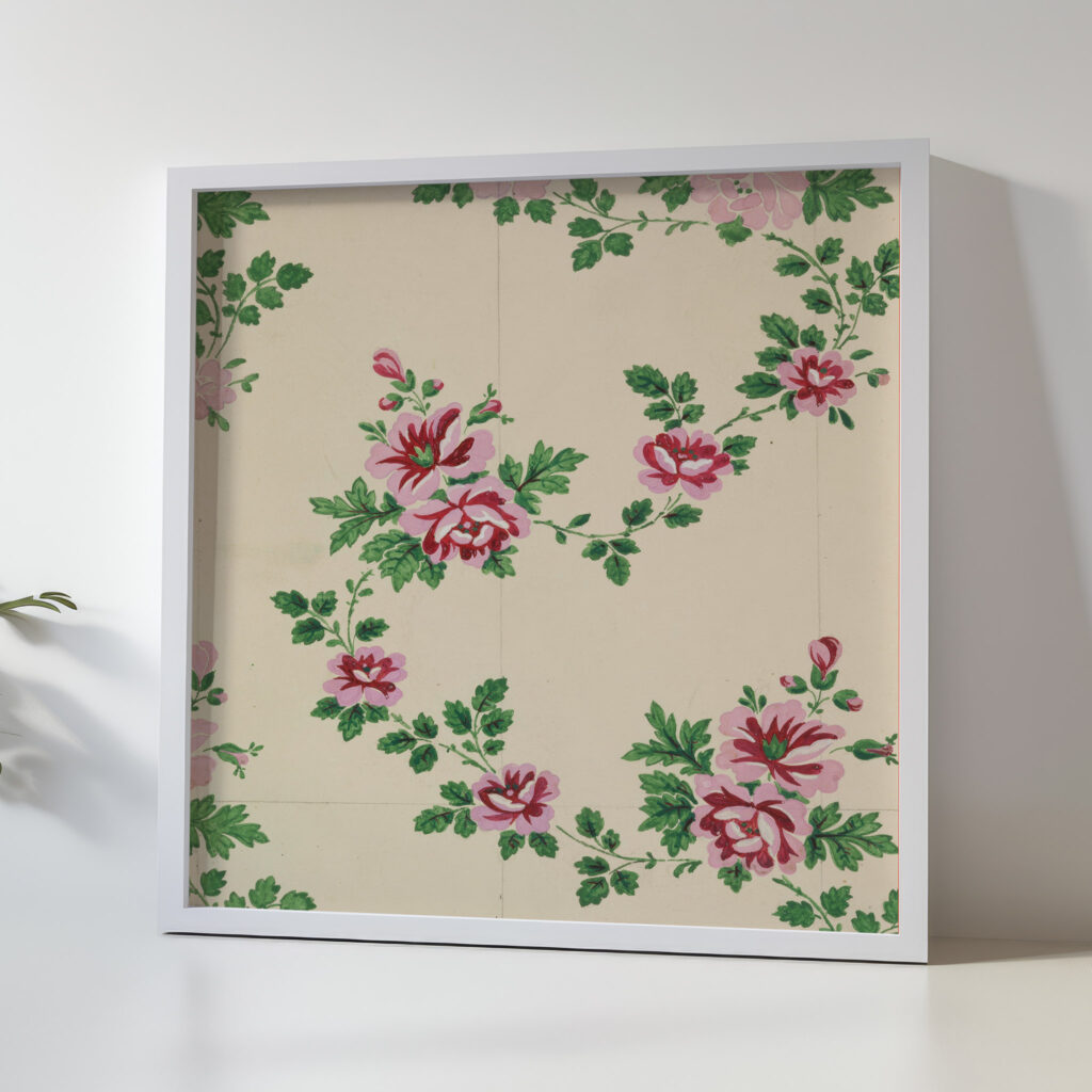Design for a woven fabric 1830–50 Unknown 5 mockup