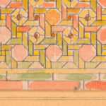 Design for stained glass late 19th century Unknown 8 mockup