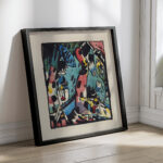 Design for the color woodcut ‘Archer 1910 Wassily Kandinsky 4 mockup