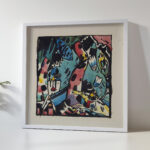 Design for the color woodcut ‘Archer 1910 Wassily Kandinsky 5 mockup