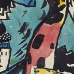 Design for the color woodcut ‘Archer 1910 Wassily Kandinsky 8 mockup